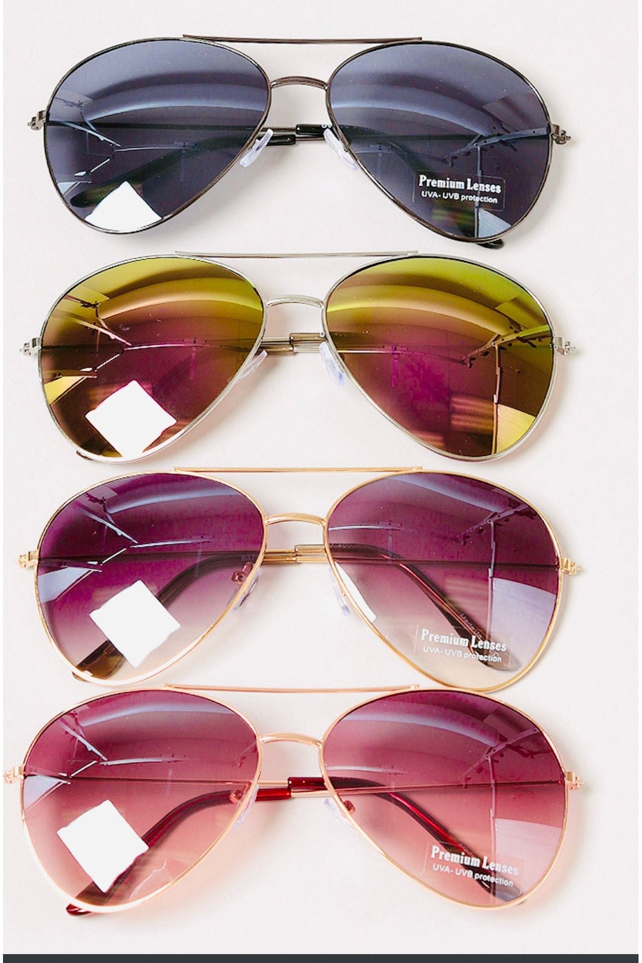 Unisex Aviator Sunglasses - D-S Fashion Sophisticated Boutique