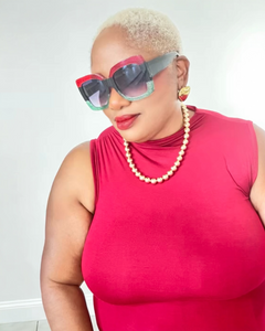 Oversized Square Fashion Sunglasses - D-S Fashion Sophisticated Boutique