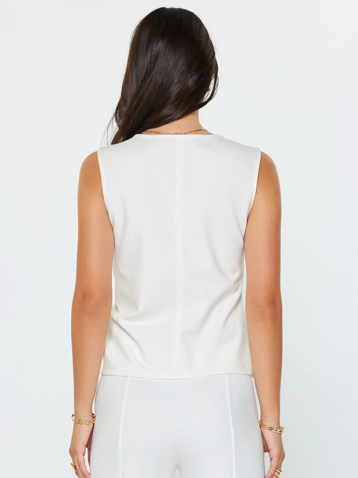 Asymmetric Twist Ponte Top