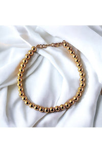 Golden Sphere Chain Necklace - D-S Fashion Sophisticated Boutique