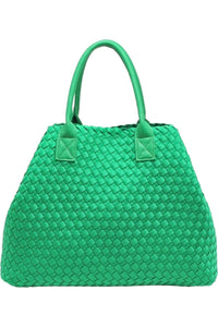 Ithaca Woven Neoprene Tote - D-S Fashion Sophisticated Boutique
