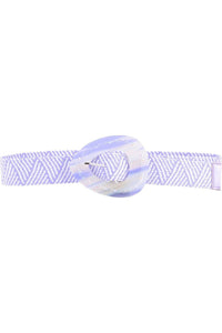 Irregular Colored Resin Buckle Stretch Belt - D-S Fashion Sophisticated Boutique