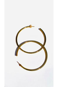 14K Gold Dipped Hoop Earrings - Fashion Sophisticated Boutique