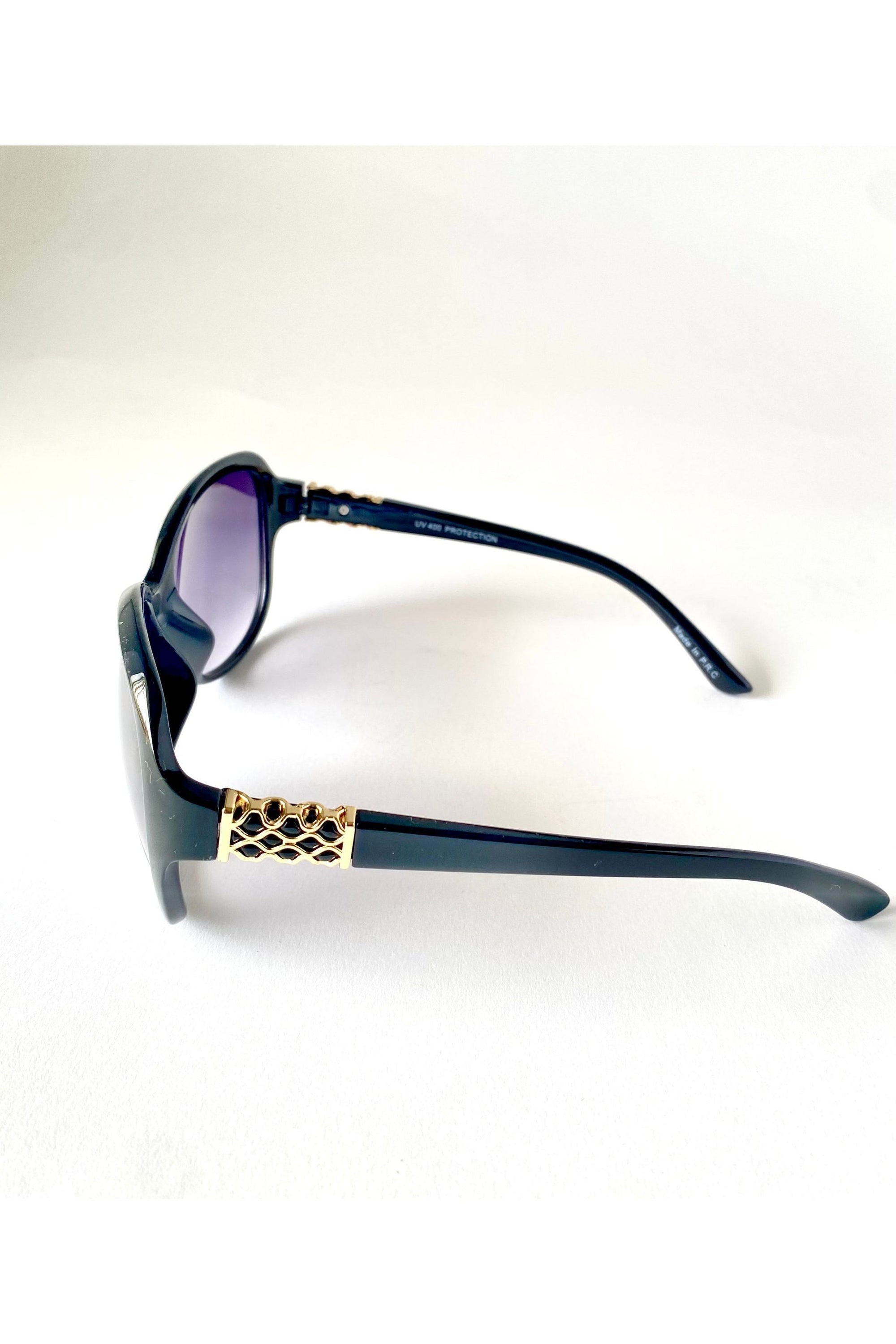 Decorated Round  Sunglasses - Fashion Sophisticated Boutique