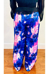 Royal Printed Palazzo - Fashion Sophisticated Boutique